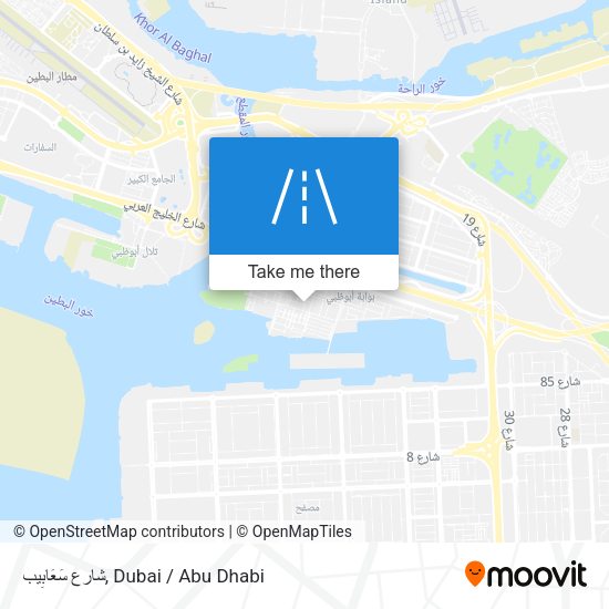 شارع سَعَابِيب map