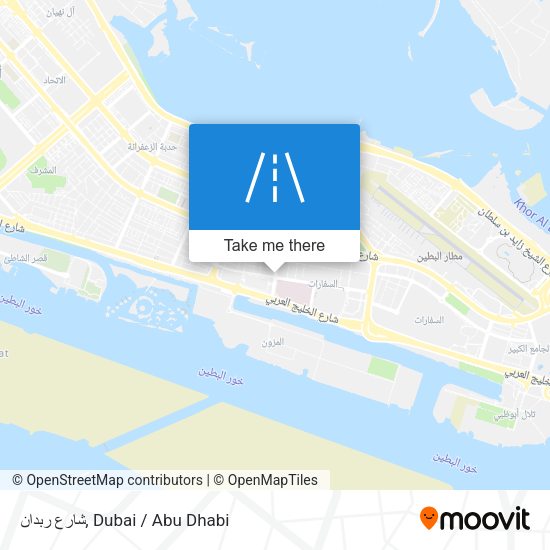 شارع ربدان map