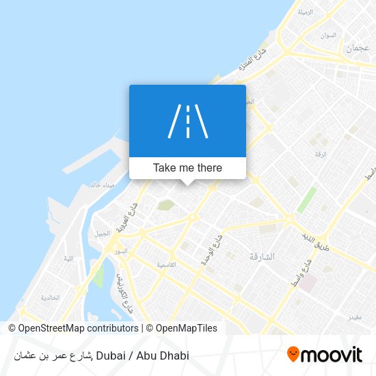 شارع عمر بن عثمان map