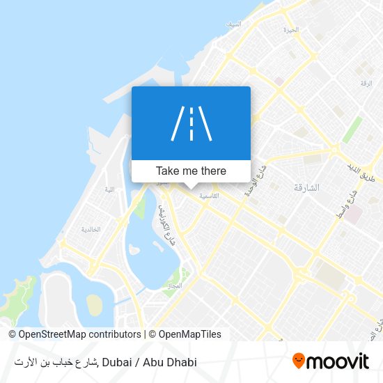 شارع خباب بن الأرت map
