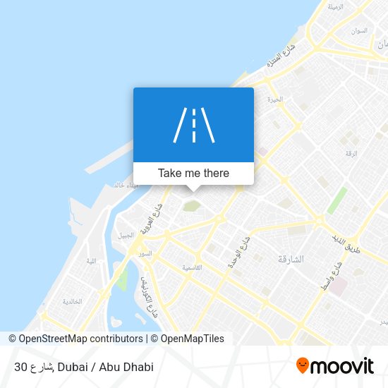 شارع 30 map