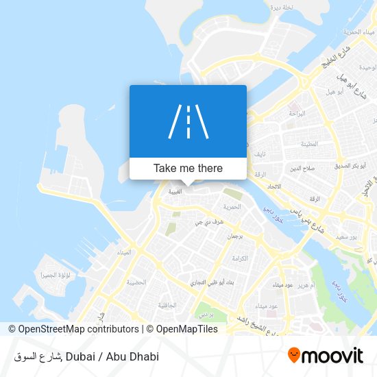 شارع السوق map