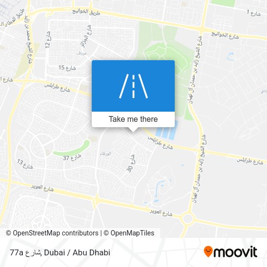 77a شارع map