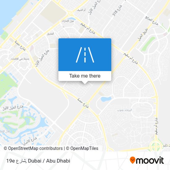 19e شارع map