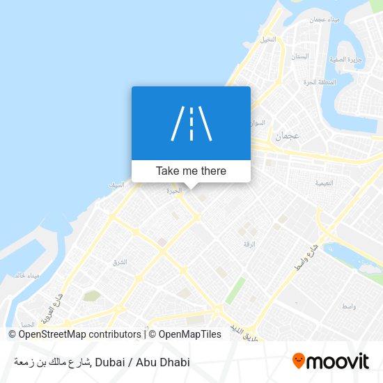شارع مالك بن زمعة map