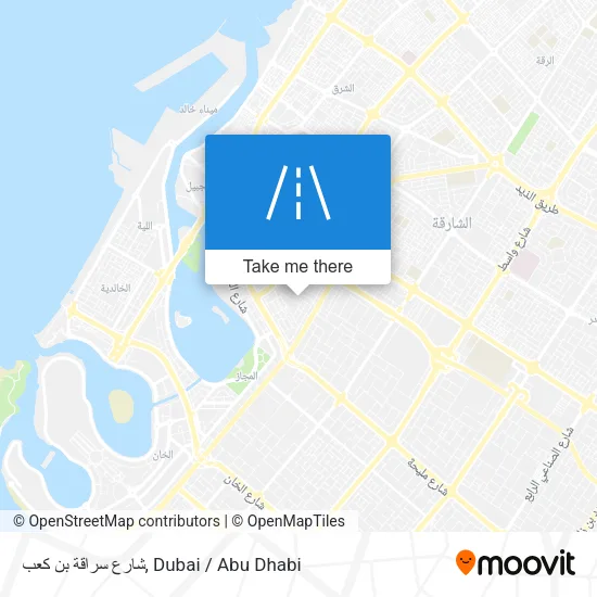 شارع سراقة بن كعب map