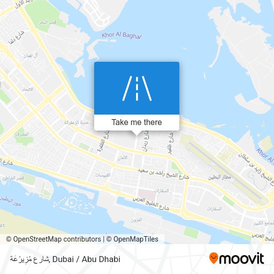 شارع مْزِيرْعَة map