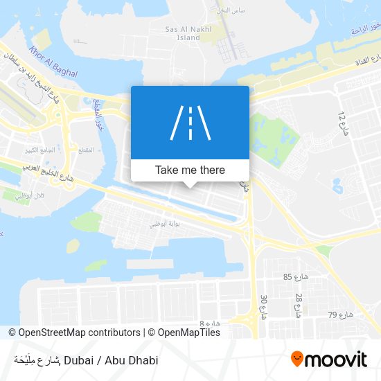 شارع مِلَيْحَة map