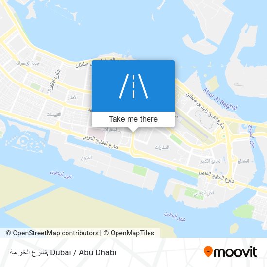 شارع الخرامة map