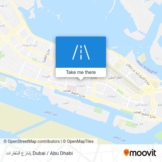 شارع السَّفَارات map