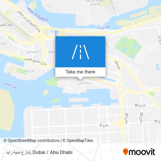 شارع دِمْيَة زَايد map