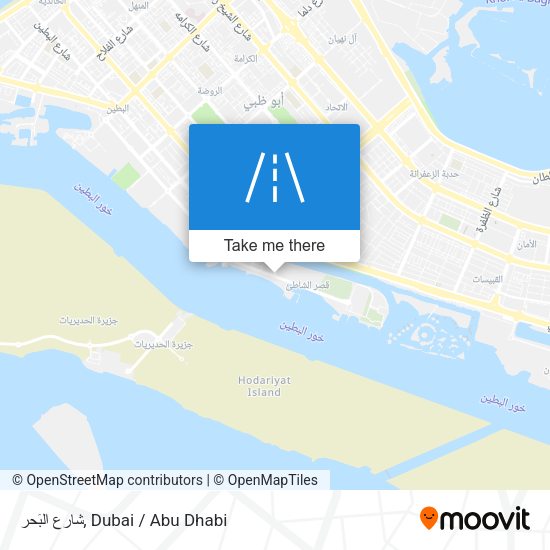 شارع البَحر map