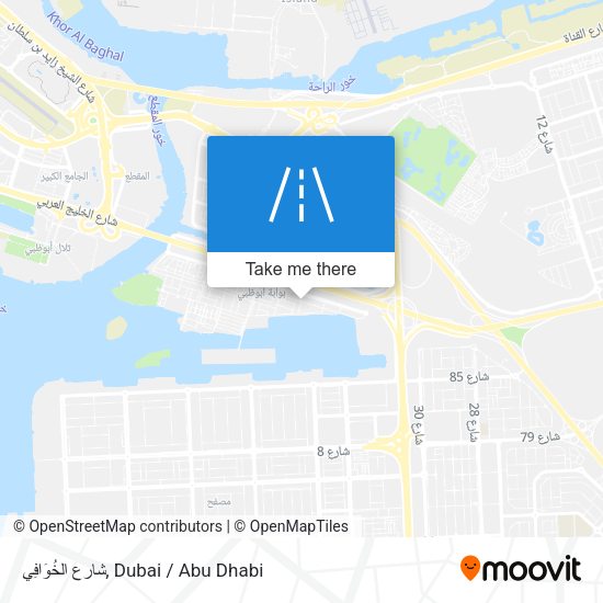 شارع الخُوَافِي map
