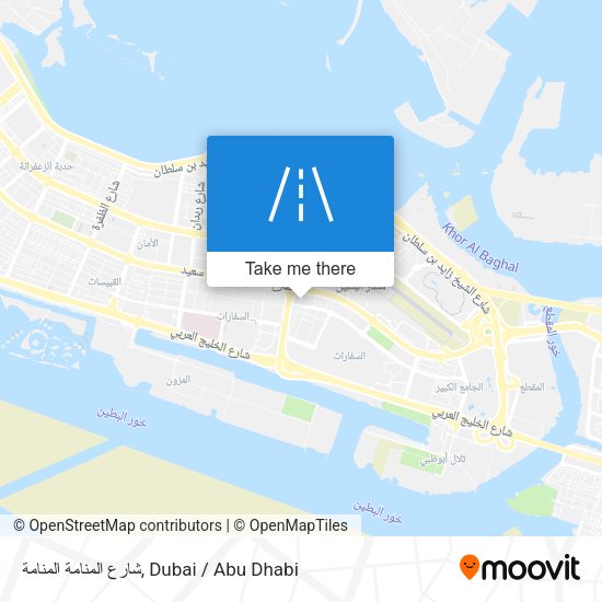 شارع المنامة المنامة map
