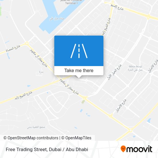 Free Trading Street map