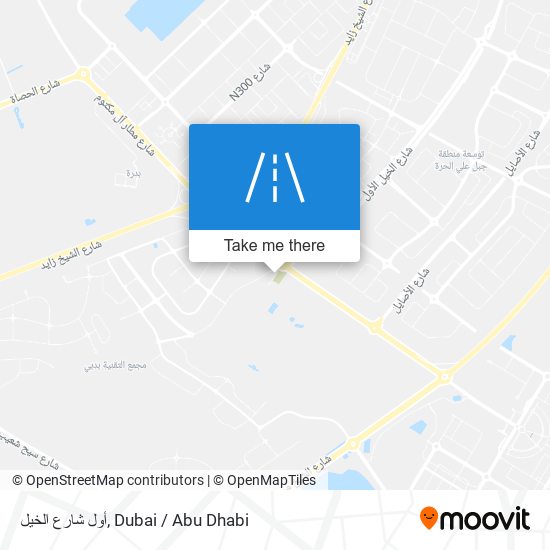 أول شارع الخيل map