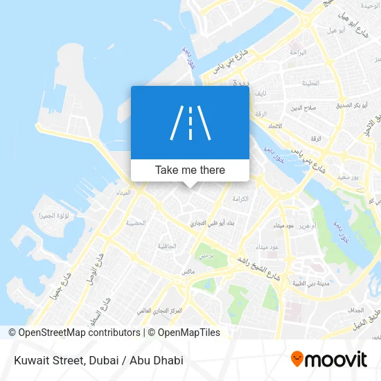 Kuwait Street map