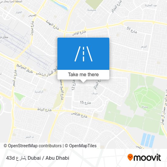 43d شارع map