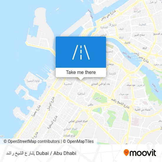 شارع الشيخ راشد map