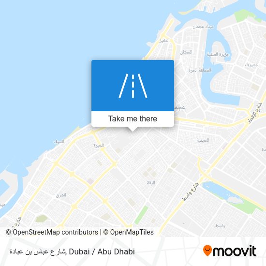 شارع عباس بن عبادة map