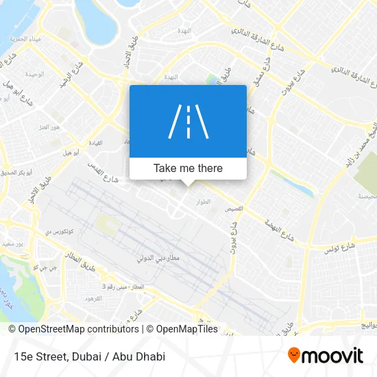 15e Street map
