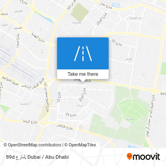 89d شارع map