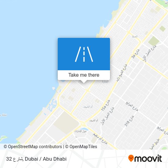 شارع 32 map