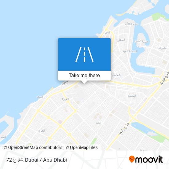شارع 72 map