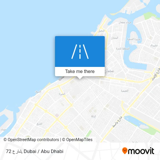شارع 72 map