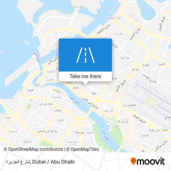 شارع الجزيرة map