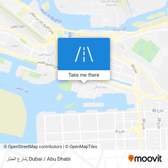 شارع الحَبّار map