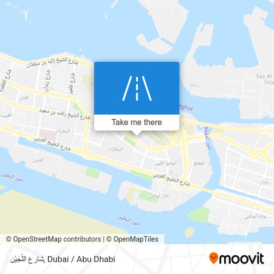 شارع اللُّجَيْن map