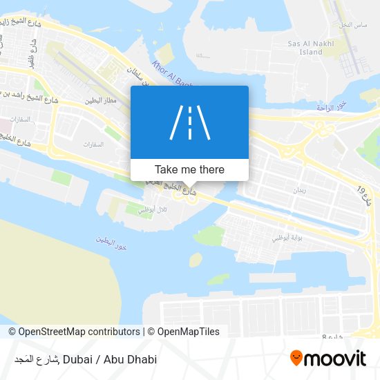 شارع المَجد map