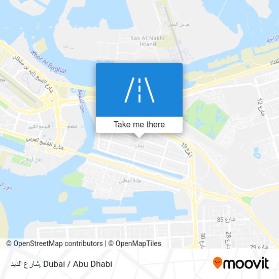 شارع الذِّيد map