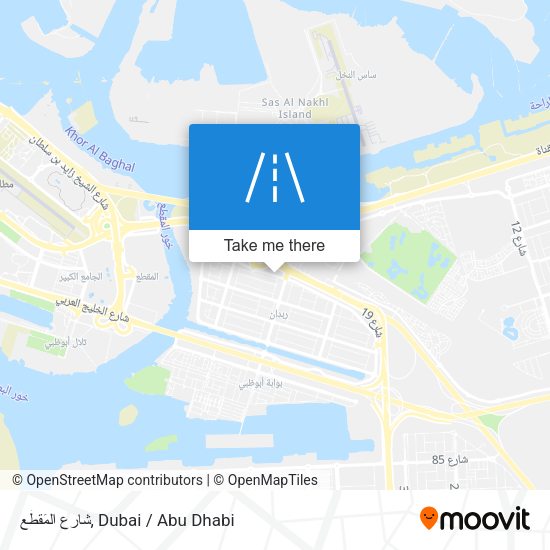 شارع المَقطَع map