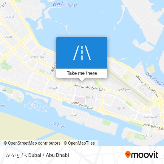 شارع الامان map