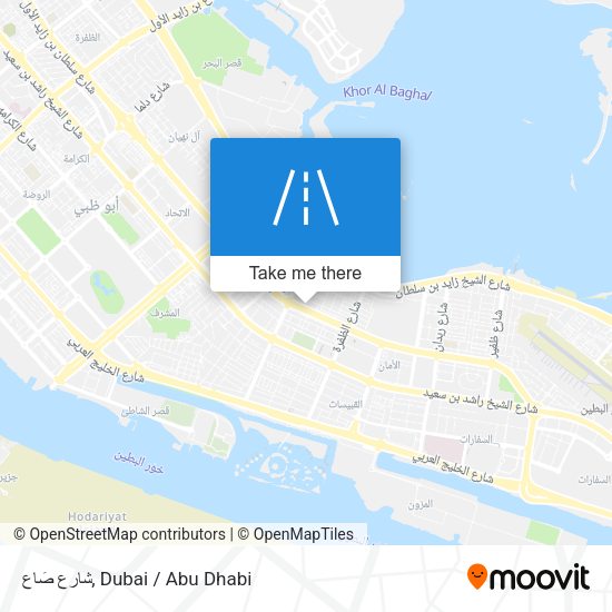 شارع صَاع map