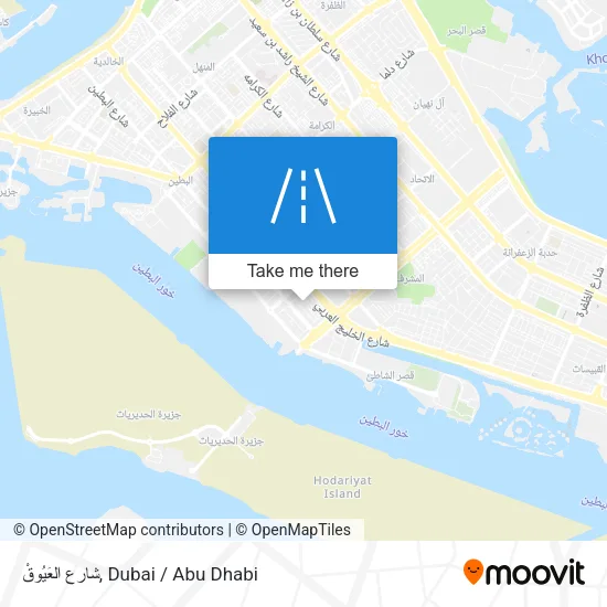 شارع العَيُوقْ map