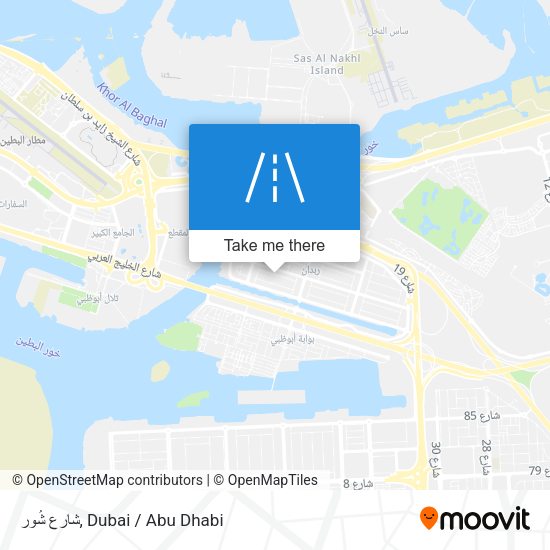 شارع شُور map