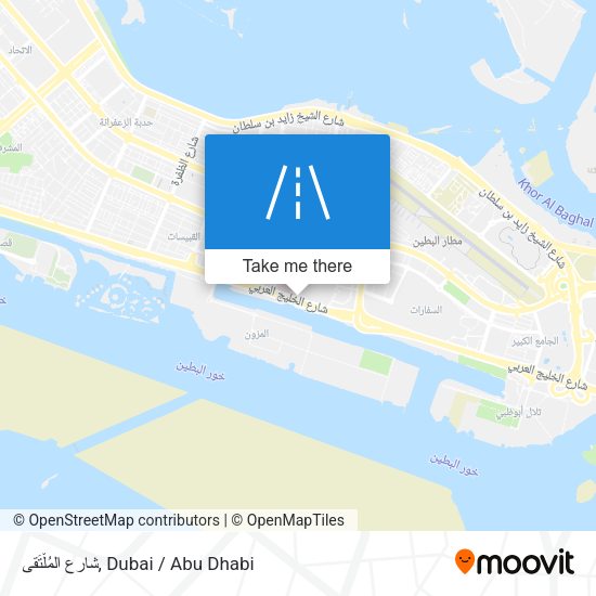 شارع المُلْتَقى map