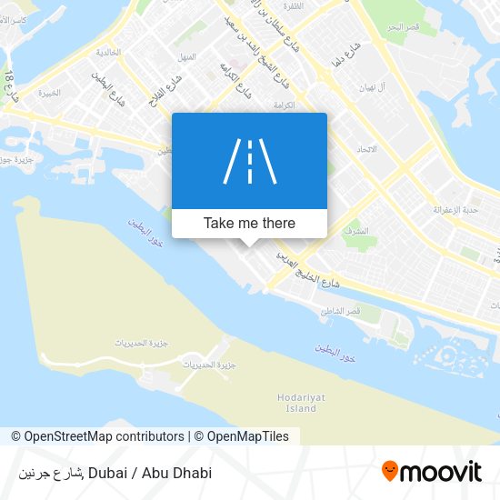 شارع جرنين map
