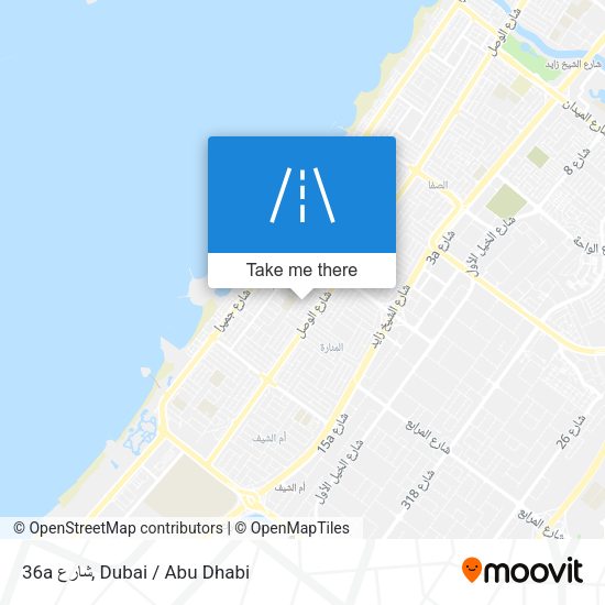 36a شارع map