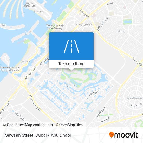 Sawsan Street map