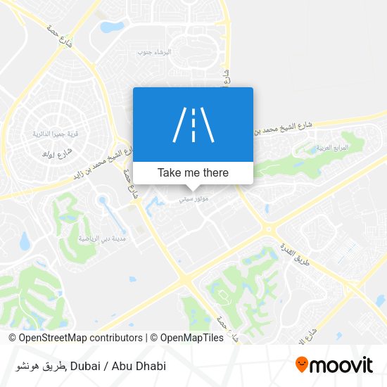 طريق هونشو map