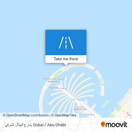 شارع الهلال الشرقي map