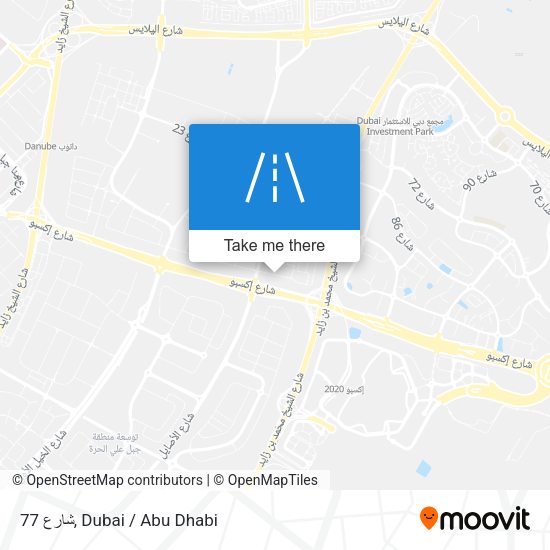 شارع 77 map