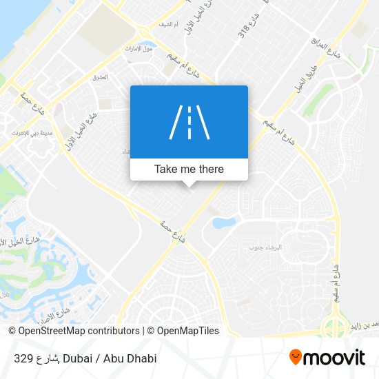 شارع 329 map
