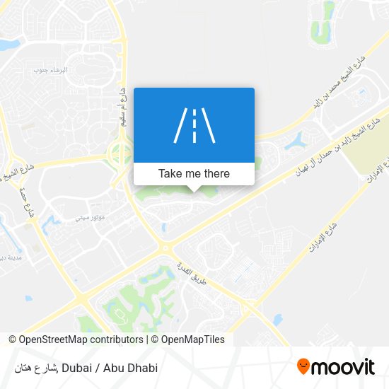 شارع هتان map