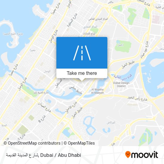 شارع المدينة القديمة map