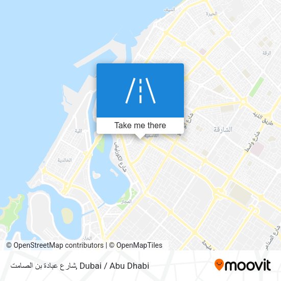 شارع عبادة بن الصامت map